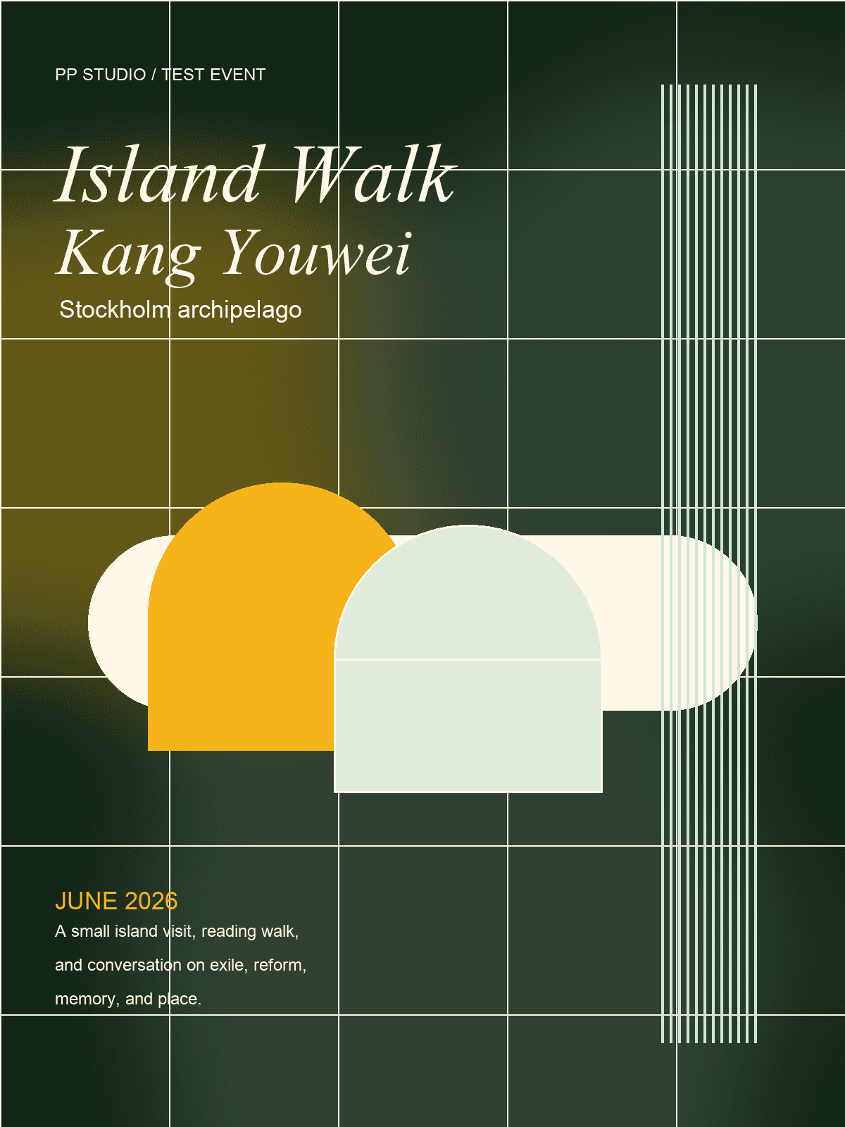 Island Walk: Kang Youwei in Stockholm